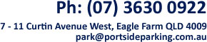 Portside Parking - For airport and cruise travellers